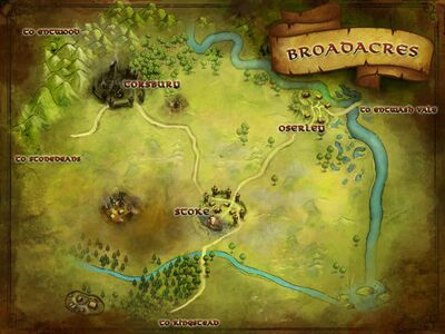 Map of Broadacres