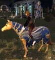Festive Azure Steed