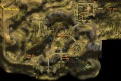 Terrain map of Minas Eriol