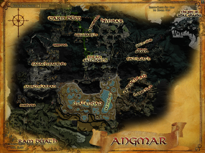 Topographic Map of Angmar