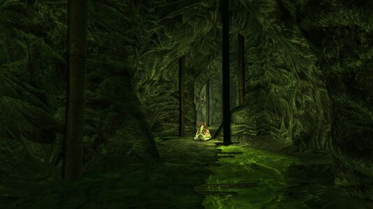 Amidst the putrid pools...