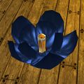 Blue Floating Lantern - Half-open