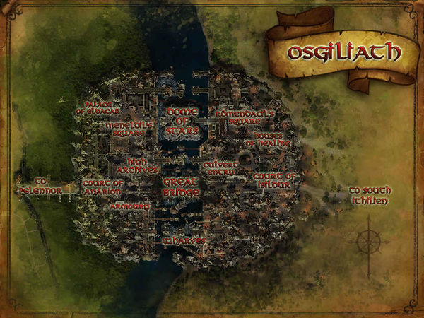 The maps of Minas Tirith - LOTRO Update 17 beta - Lina's biscuity