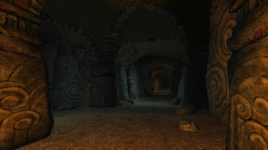 The many hallways in the labyrinth contribute to its namesake