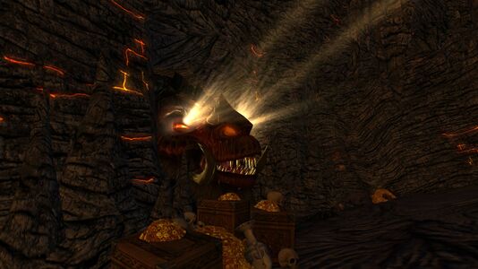 Draigoch searching for his prey