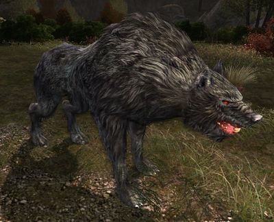 Ravaging Shadow-warg - Lotro-Wiki.com