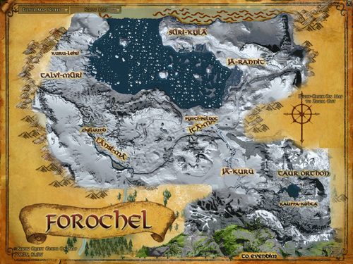 Topographic map of Forochel