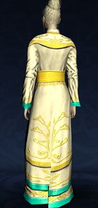 Silken Gown of Golden Splendour