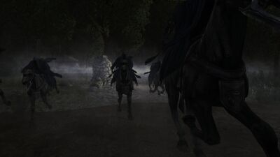Some of the Ringwraiths returned to Sarn Ford and crossed into the Shire