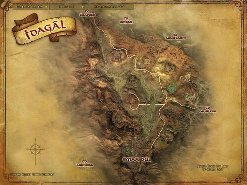 The remnants of the Agâl are still visible in Idagâl