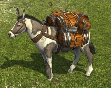 Cask-laden Donkey