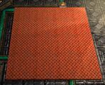 Decorative Orange Carpet Floor