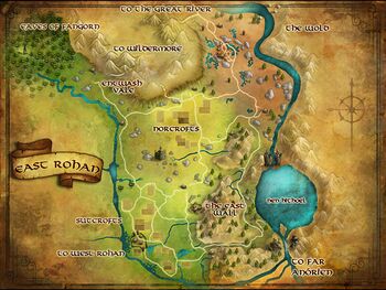 East Rohan map