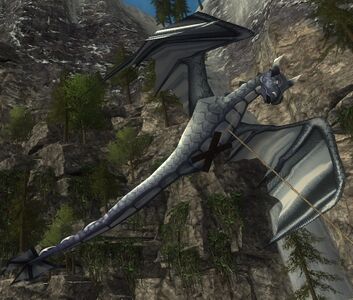 Silver Dragon Kite