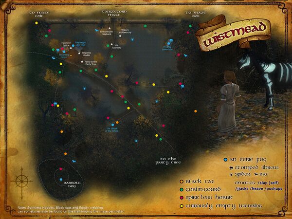 A reference map for Wistmead quests.