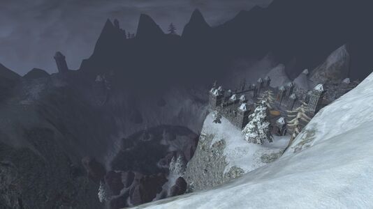 Looking down upon Helegrod's Keep
