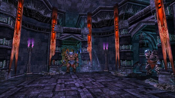 A corner of the dungeon hallways
