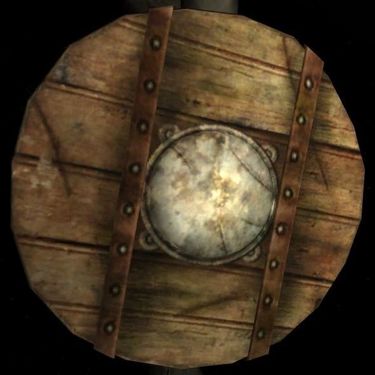 Wood Round Shield of Fleetness