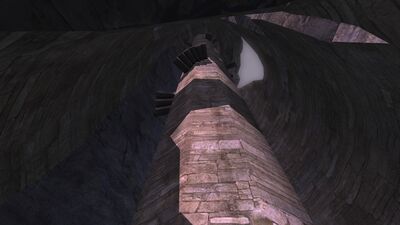 A look inside the crumbling tower