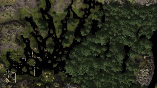 Terrain Map of Harloeg