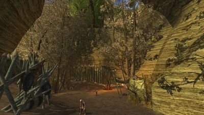 Goblin occupied ravine in the Scrag-dells