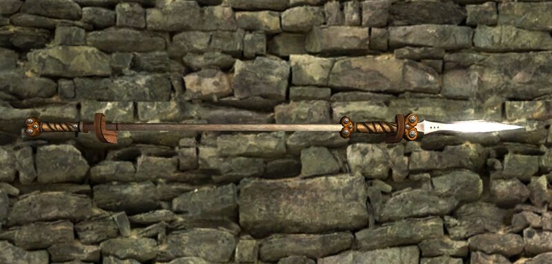 File:Wall-mounted Spear of the Vales.jpg