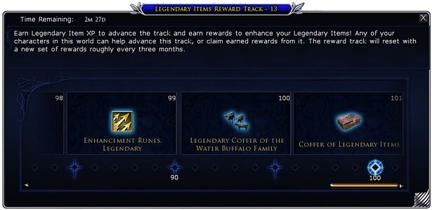 Legendary Item Reward Track - Season 13