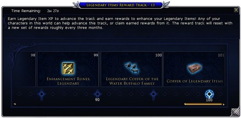 Legendary Item Reward Track - Season 13