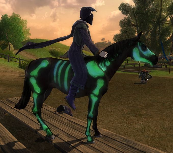 File:Green Painted Skeleton Horse.jpg