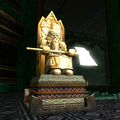 Seated Dwarf Lord Statue