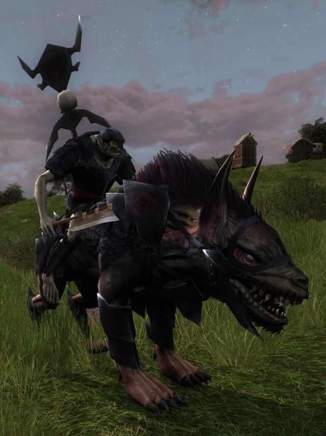 Mordor Warg-rider (Sutcrofts) - Lotro-Wiki.com