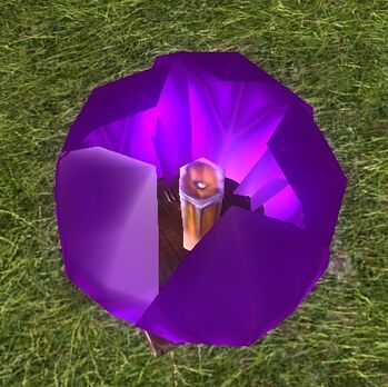 Purple Floating Lantern - Closed