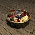 Steaming Bowl of Porridge with Berries