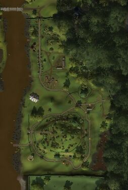 Terrain Map of Buckland