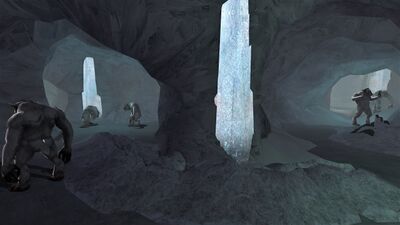 Peikkos inside the cave