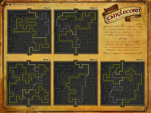 A quick reference for the Tanglecorn maze runs.