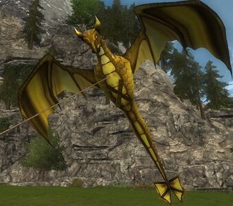 Golden Dragon Kite