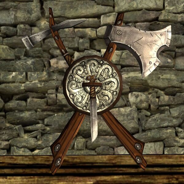 File:Wall-mounted Hammer, Knife, and Axe of the Vales.jpg