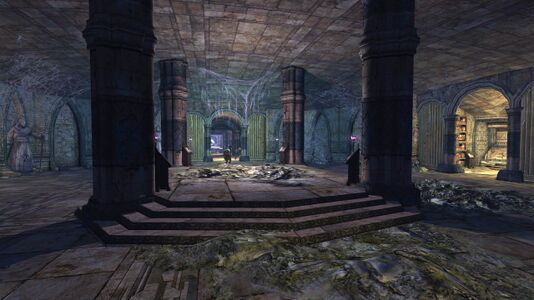 The halls of the library