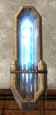 Blue Crystal Sconce