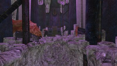 The upper reaches of the Usâl once flowed out from under the foreboding structure of Damudûr.