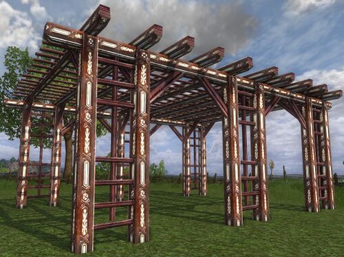 Long Wide Pergola