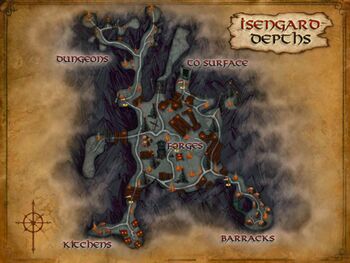 Map of Isengard Depths POIs