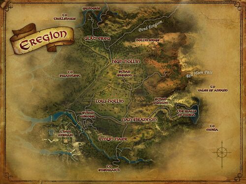 Map of Eregion