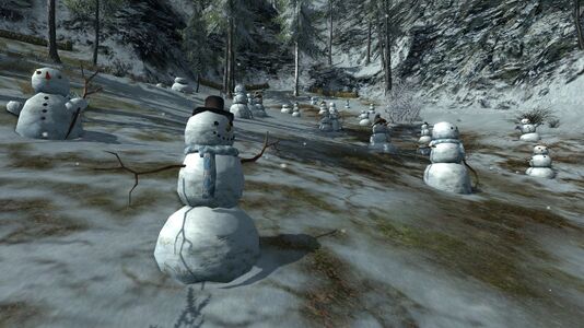 Snowmen at the Snowball Field