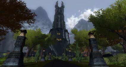 Isengard, before all the trees were chopped down