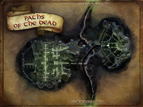 Paths of the Dead map