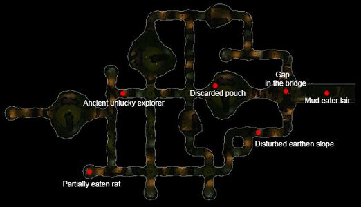 Map of tunnels