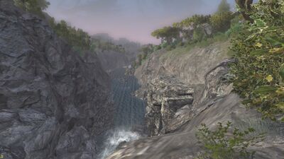 The Barûg heads straight from one waterfall and towards the next.