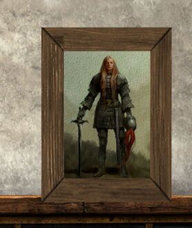 Painting of a Brave Warrior